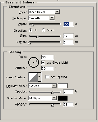   Bevel and Emboss