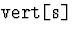 ${\hbox{\tt vert[s]}}$